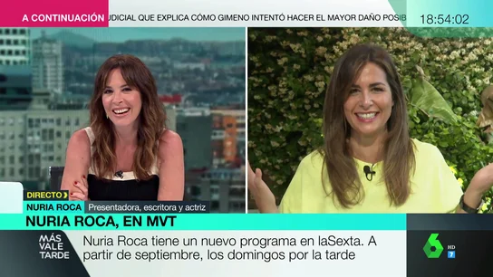 La broma de Nuria Roca a Mamen Mendizábal ante su regreso a laSexta: "¡No sabes la que has liado!" La broma de Nuria Roca a Mamen Mendizábal ante su regreso a laSexta: "¡No sabes la que has liado!"