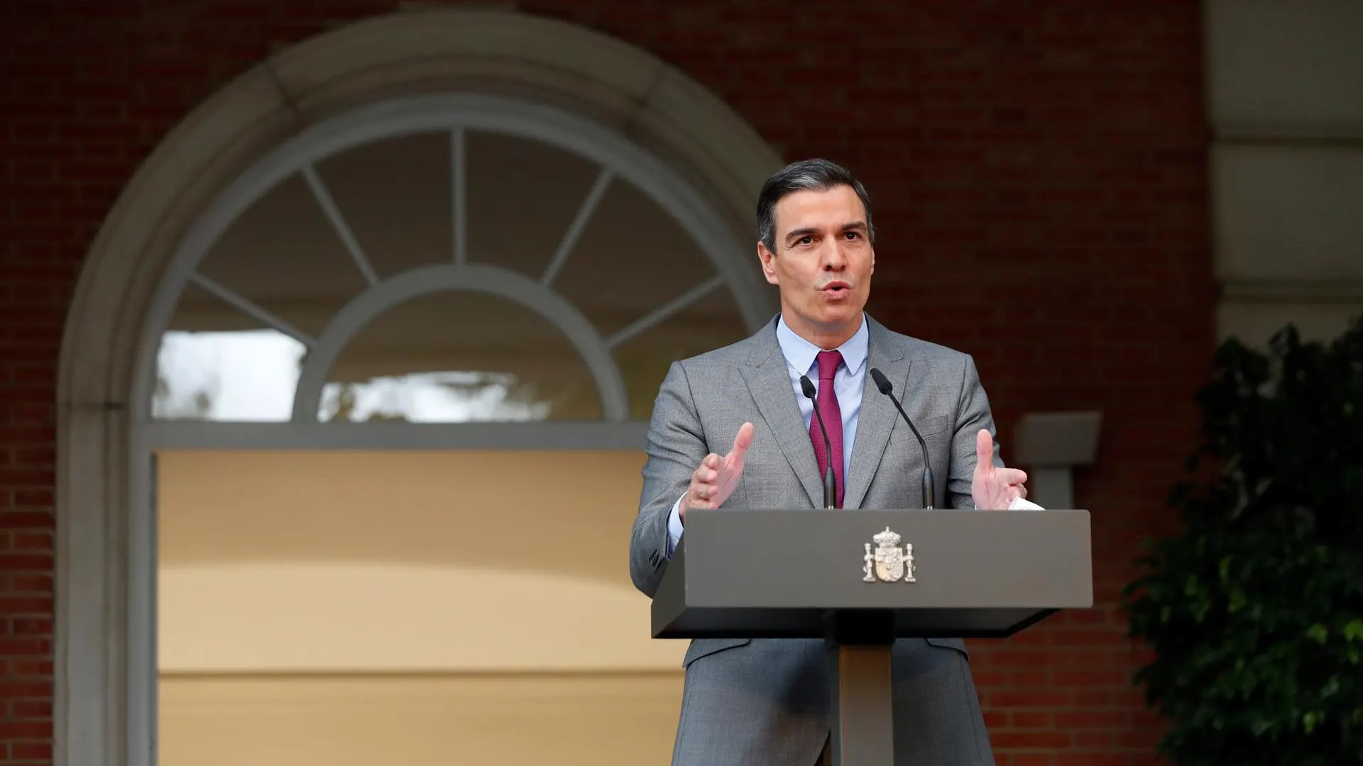 El presidente del Gobierno, Pedro Sánchez