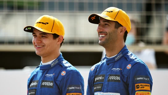 Lando Norris y Daniel Ricciardo Lando Norris y Daniel Ricciardo
