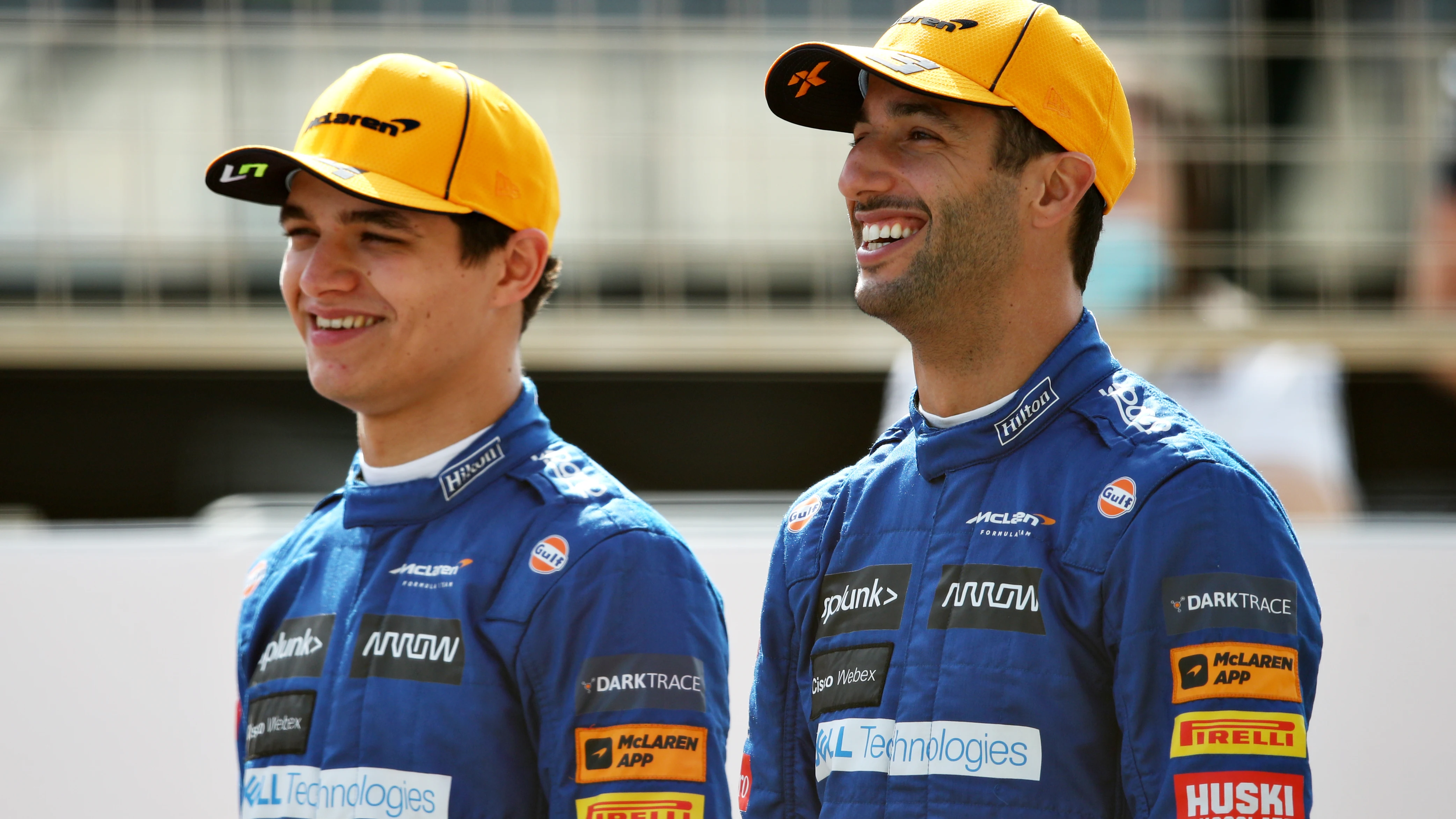 Lando Norris y Daniel Ricciardo