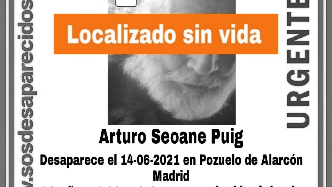 Encuentran sin vida a un anciano con Alzhéimer que estaba desaparecido en Pozuelo de Alarcón