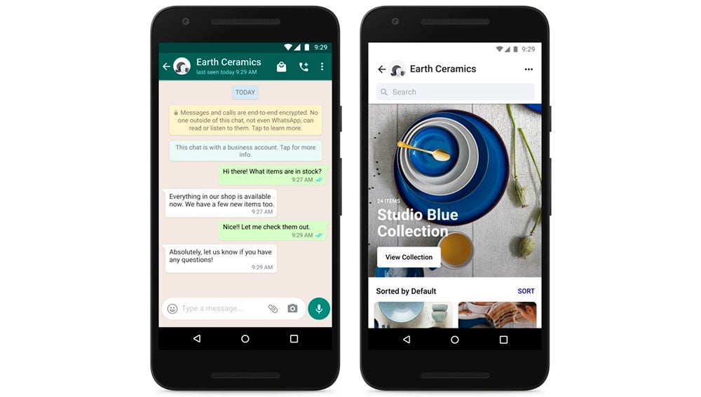 El nuevo icono de compras en WhatsApp