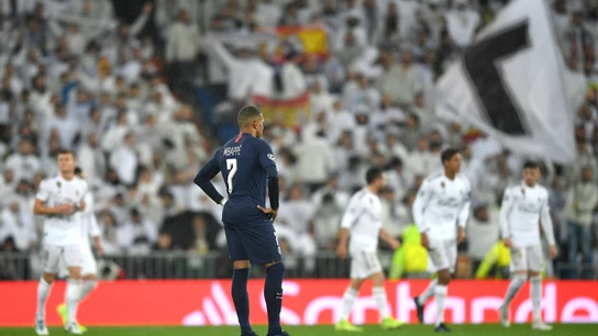 Kylian Mbappé, en el Santiago Bernabéu Kylian Mbappé, en el Santiago Bernabéu