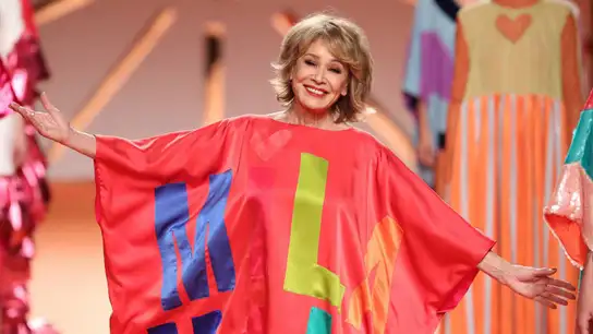 Mila Ximénez en el desfile de Ágatha Ruiz de la Prada de 2020 Mila Ximénez en el desfile de Ágatha Ruiz de la Prada de 2020