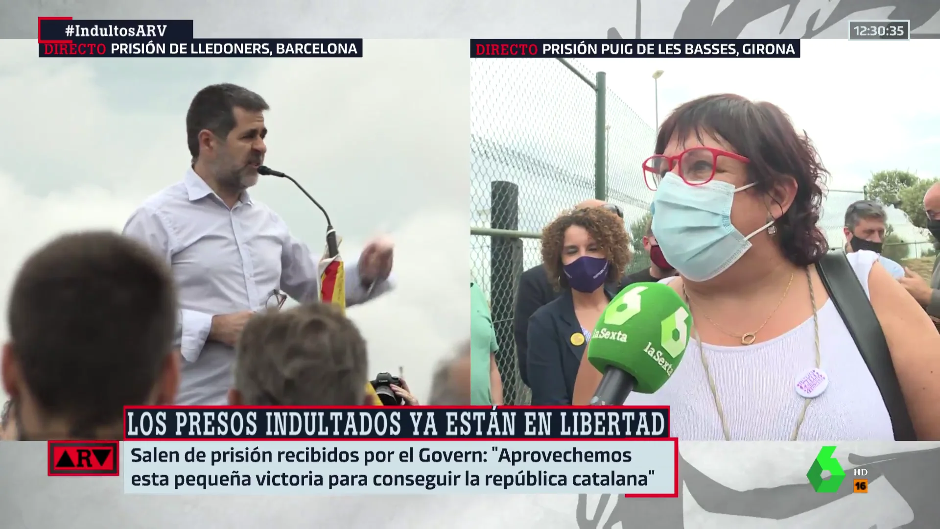 Dolors Bassa cree que "los indultos llegan tarde" y defiende que los líderes del procés no cometieron un delito