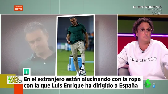 El análisis de Josie sobre Luis Enrique El análisis de Josie sobre Luis Enrique: "Está estupendo, mejor que en toda su vida, se puede permitir un polo usado y sin marca"