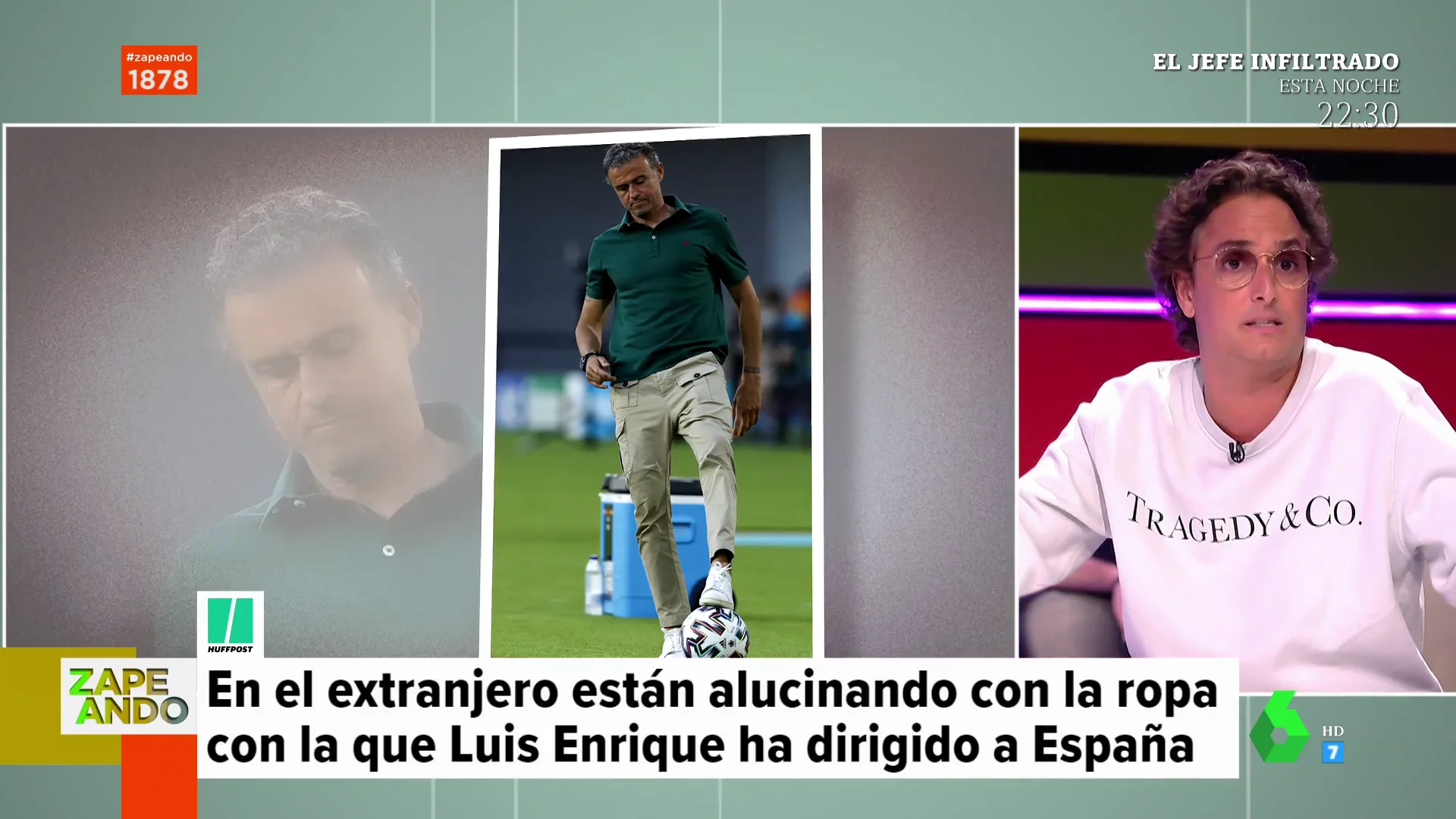 El análisis de Josie sobre Luis Enrique: "Está estupendo, mejor que en toda su vida, se puede permitir un polo usado y sin marca"