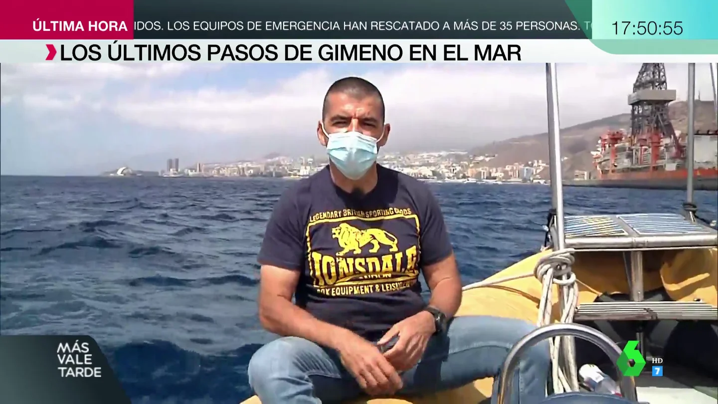 Las llamadas con la madre de Anna y Olivia y el encuentro con la Guardia Civil: los últimos pasos de Tomás Gimeno en el mar Las llamadas con la madre de Anna y Olivia y el encuentro con la Guardia Civil: los últimos pasos de Tomás Gimeno en el mar