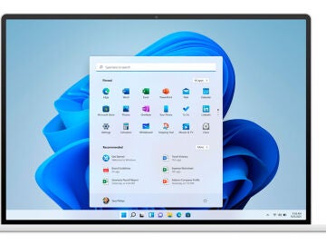 El nuevo men&uacute; de inicio de Windows 11