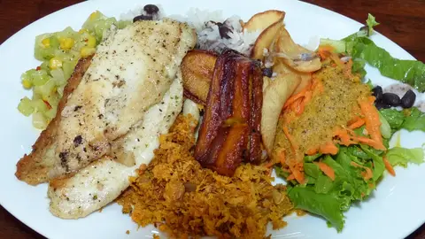 Plato con yuca, Venezuela Plato con yuca, Venezuela