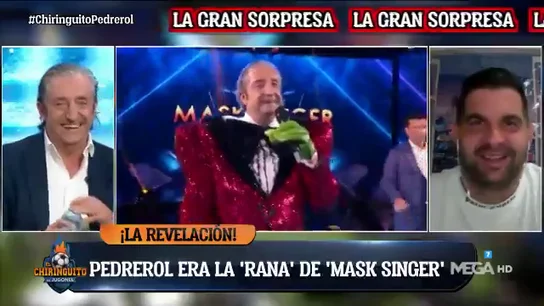 Josep Pedrerol, a cara descubierta cantando 'Solo' de Omar Montes en 'Mask Singer' Josep Pedrerol, a cara descubierta cantando 'Solo' de Omar Montes en 'Mask Singer'