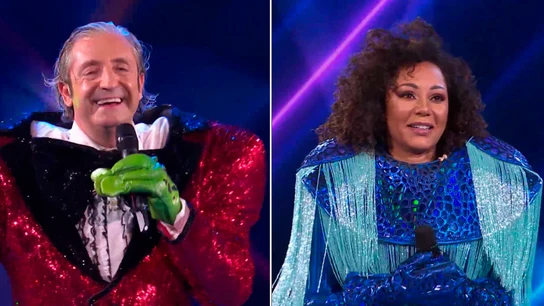Josep Pedrerol y Mel B en Mask Singer Josep Pedrerol y Mel B en Mask Singer