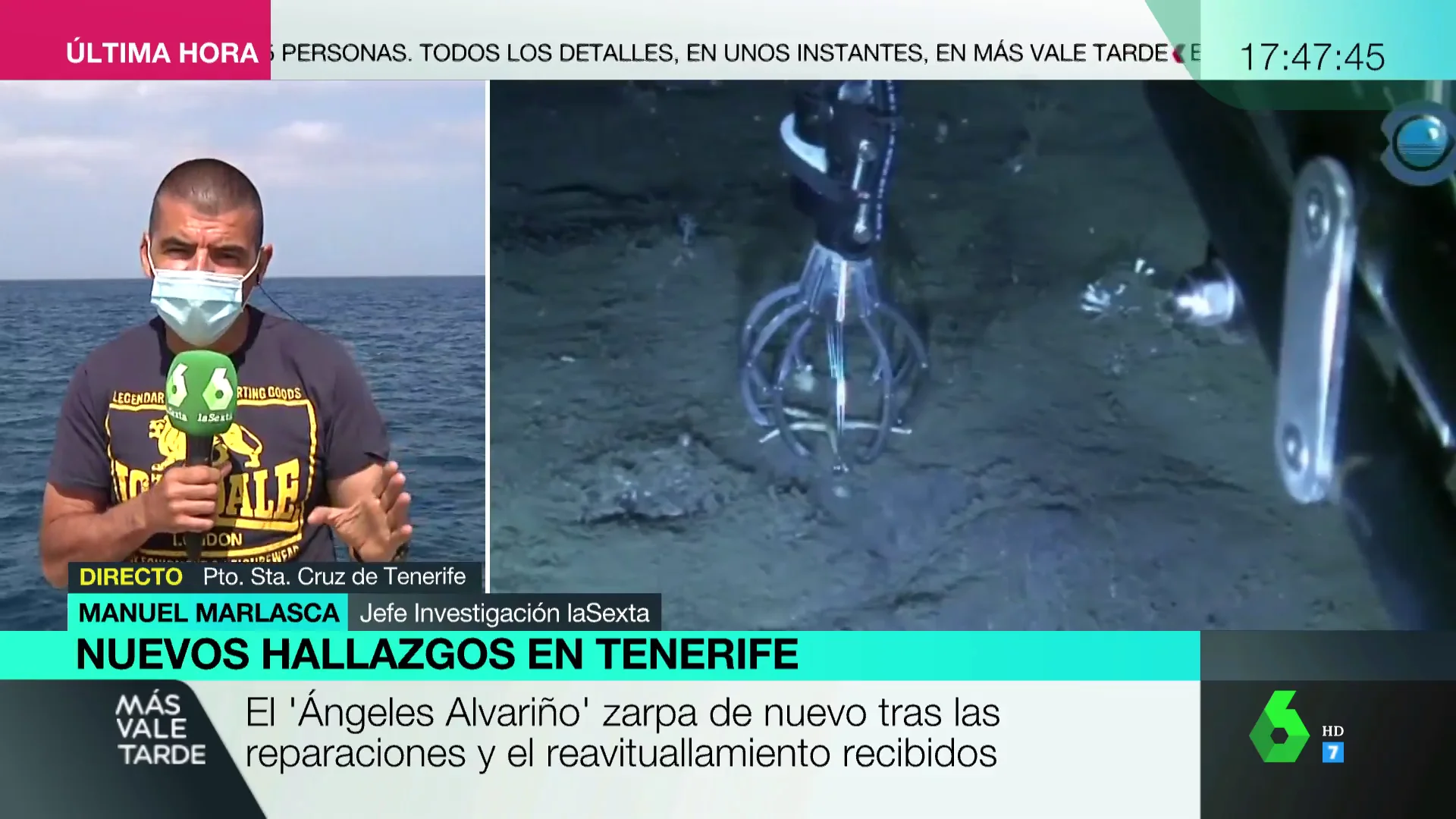 Tomás Gimeno podría haber utilizado las botellas de oxígeno halladas por el Alvariño para asegurarse de no volver a la superficie