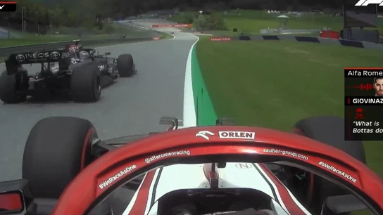 Bottas y Giovinazzi Bottas y Giovinazzi