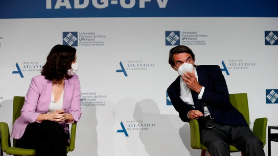 Isabel Díaz Ayuso y José María Aznar Isabel Díaz Ayuso y José María Aznar