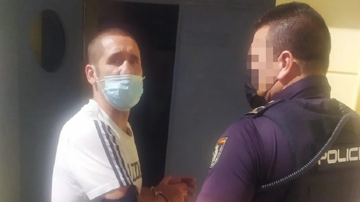 Imagen de la detención de Poli Díaz Imagen de la detención de Poli Díaz