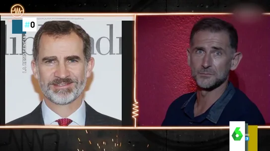 El increíble parecido de un espectador de La Resistencia y el rey Felipe VI El increíble parecido de un espectador de La Resistencia y el rey Felipe VI