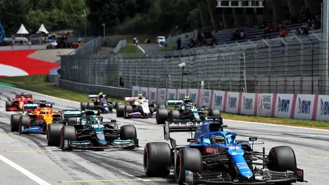 Alonso batía de nuevo a Ocon Alonso batía de nuevo a Ocon