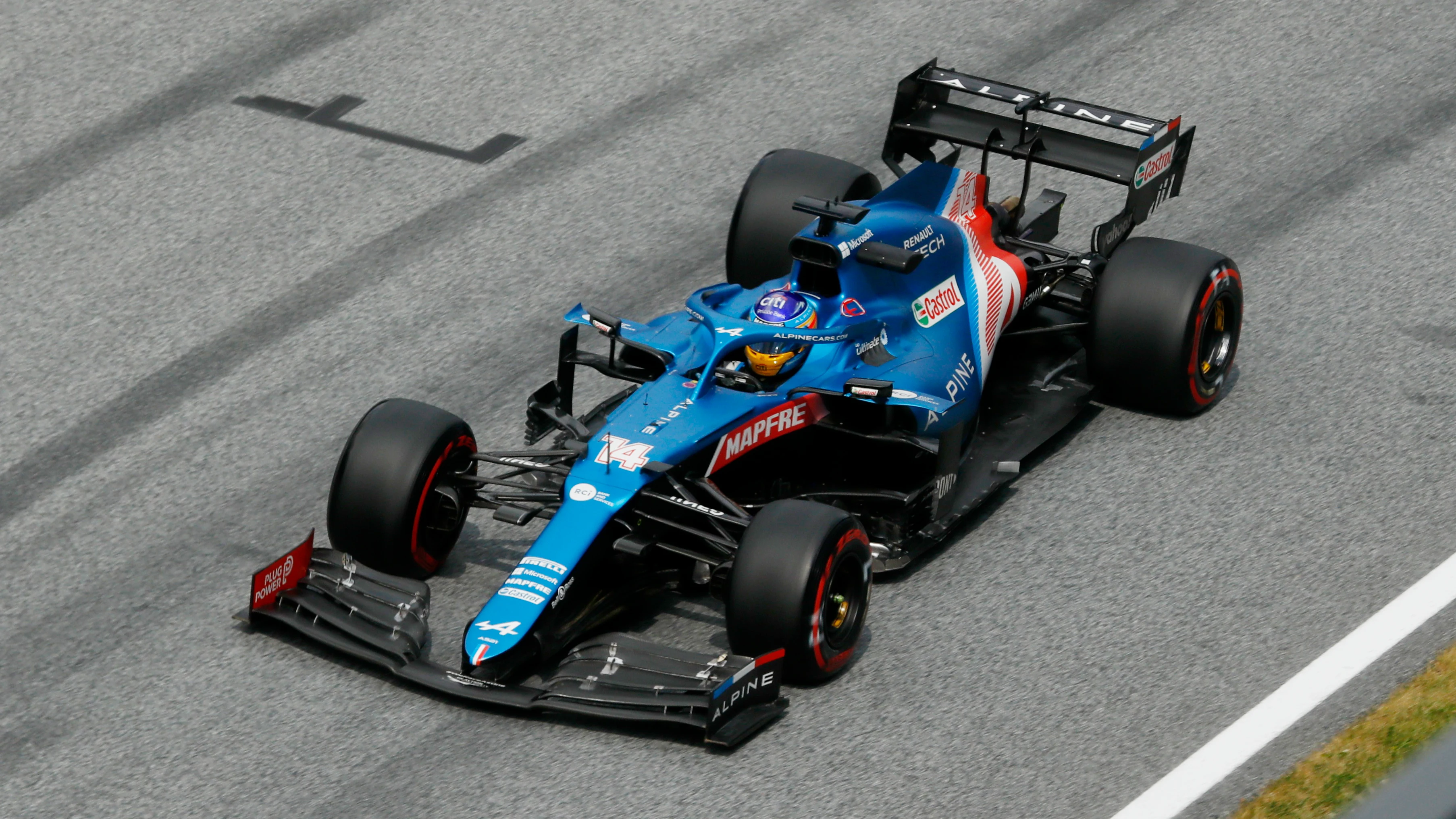 Fernando Alonso, en el GP de Estiria