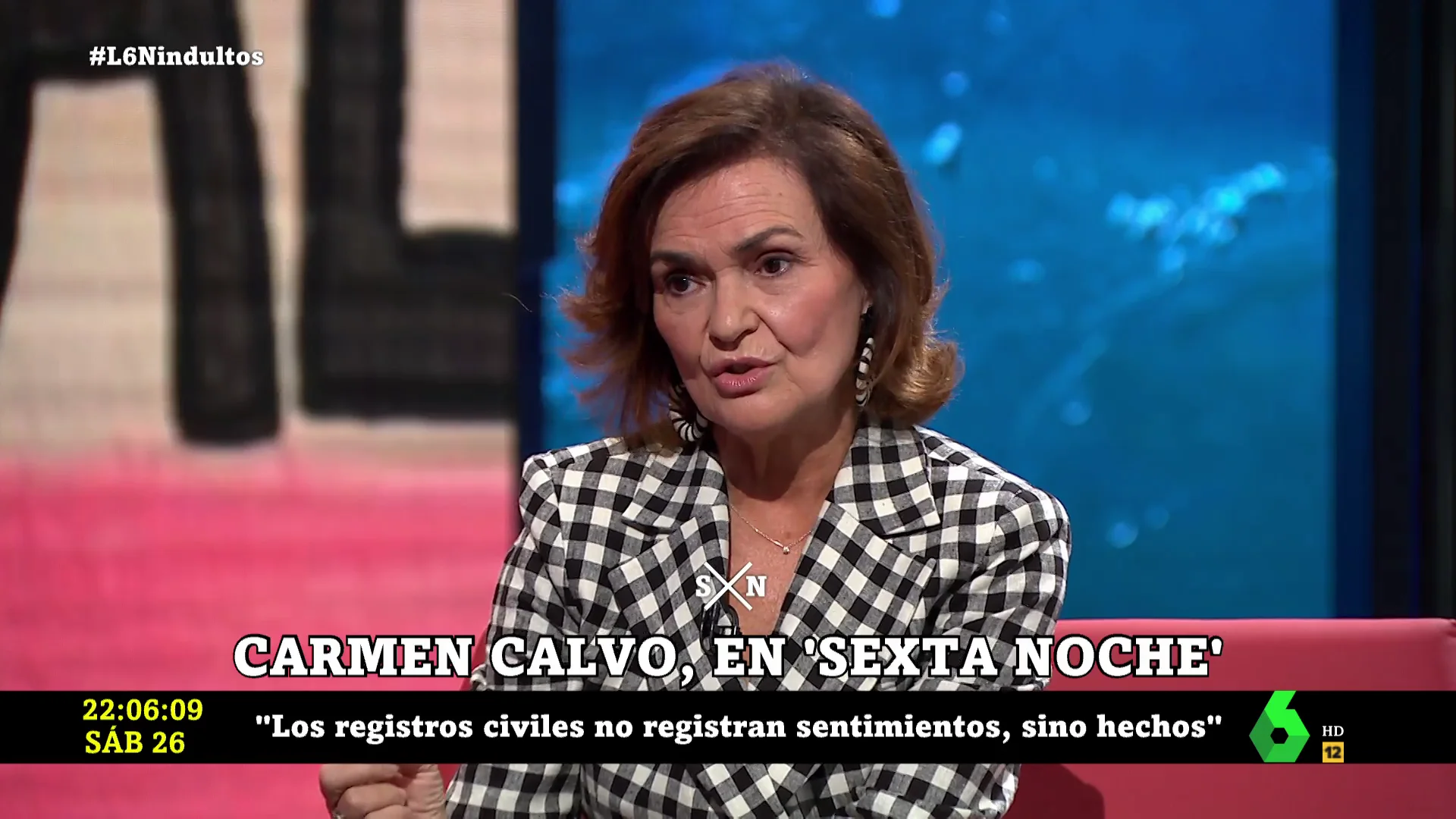 Carmen Calvo en laSexta Noche