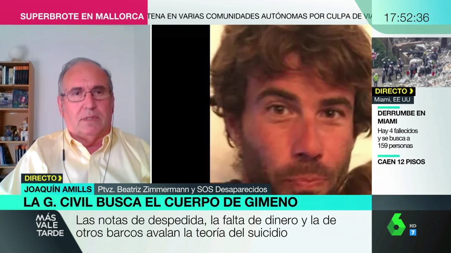 El portavoz de Beatriz: "Que Gimeno usara botellas de oxígeno confirma que no estaba seguro de querer terminar su vida" El portavoz de Beatriz: "Que Gimeno usara botellas de oxígeno confirma que no estaba seguro de querer terminar su vida"