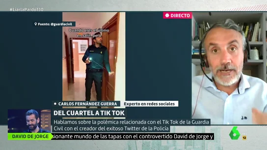El creador del Twitter de la Policía defiende los vídeos de Tik Tok de la Guardia Civil: "En las redes hay muchos ofendiditos" El creador del Twitter de la Policía defiende los vídeos de Tik Tok de la Guardia Civil: "En las redes hay muchos ofendiditos"