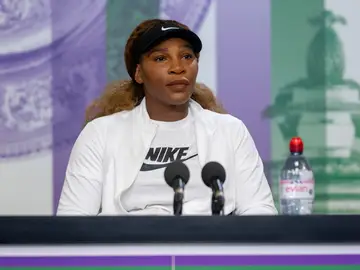 Serena Williams, en rueda de prensa