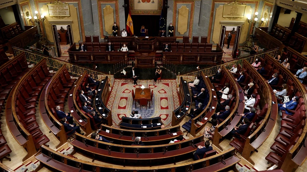 Vista general durante el acto solemne por el Día de las Víctimas del Terrorismo