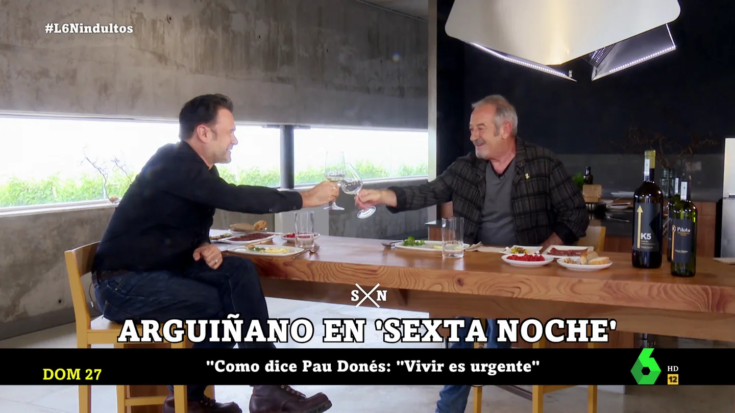 ¿Tiene pensado jubilarse Karlos Arguiñano? Su respuesta a Iñaki López: "Como decía Pau Donés, vivir es urgente" ¿Tiene pensado jubilarse Karlos Arguiñano? Su respuesta a Iñaki López: "Como decía Pau Donés, vivir es urgente"