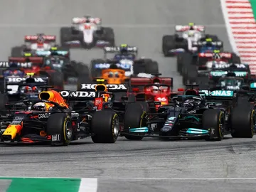 Salida del Gran Premio de Estiria Salida del Gran Premio de Estiria