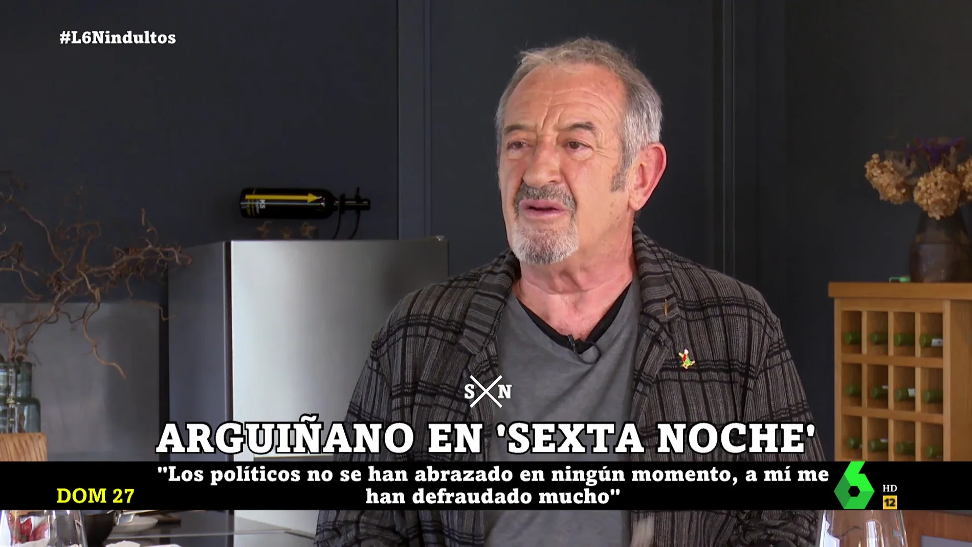 Karlos Arguiñano, "defraudado" con los políticos: "No están para ayudarnos, están para ayudarse"