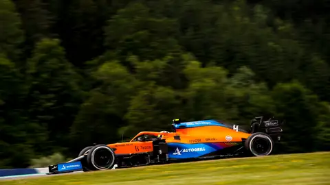 Lando Norris terminó por delante de Sainz Lando Norris terminó por delante de Sainz
