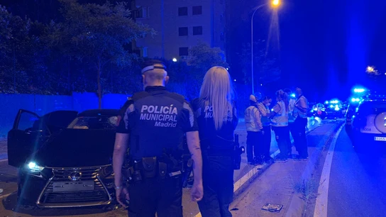 Muere un motorista de 22 años en Madrid tras chocar con un VTC Muere un motorista de 22 años en Madrid tras chocar con un VTC