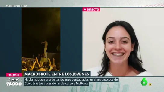 Soraya Serrano, estudiante contagiada Soraya Serrano, estudiante contagiada