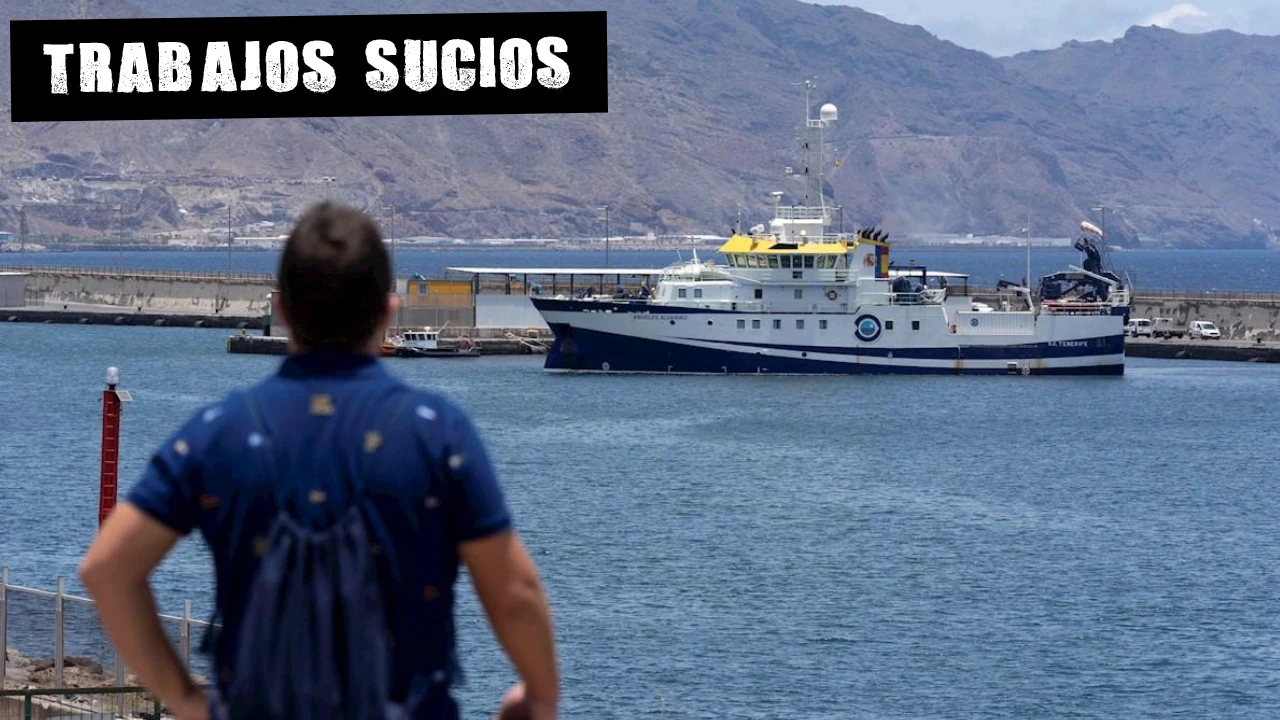 El 'Ángeles Alvariño' en Tenerife El 'Ángeles Alvariño' en Tenerife