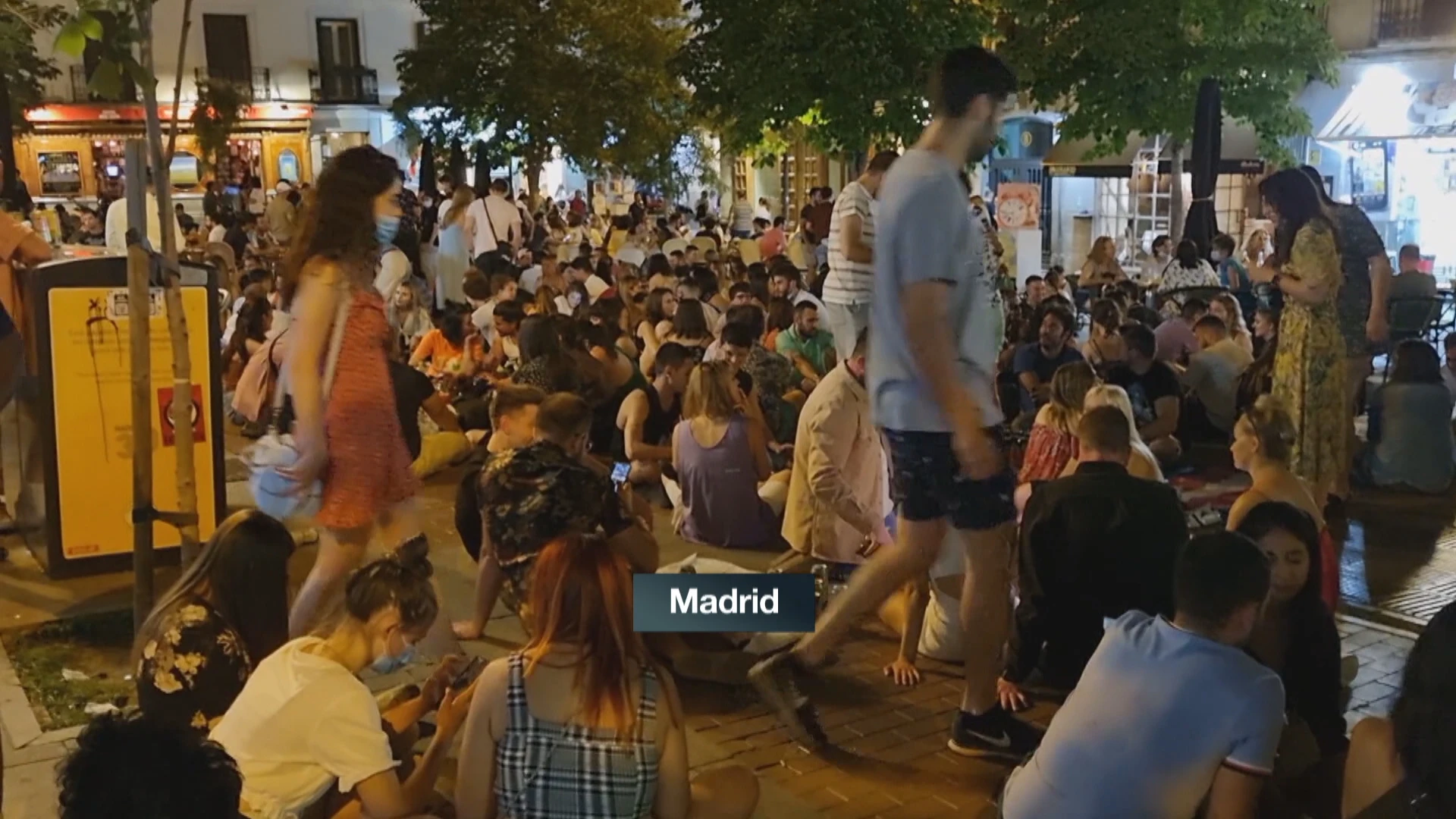 Macrobotellón en Chueca