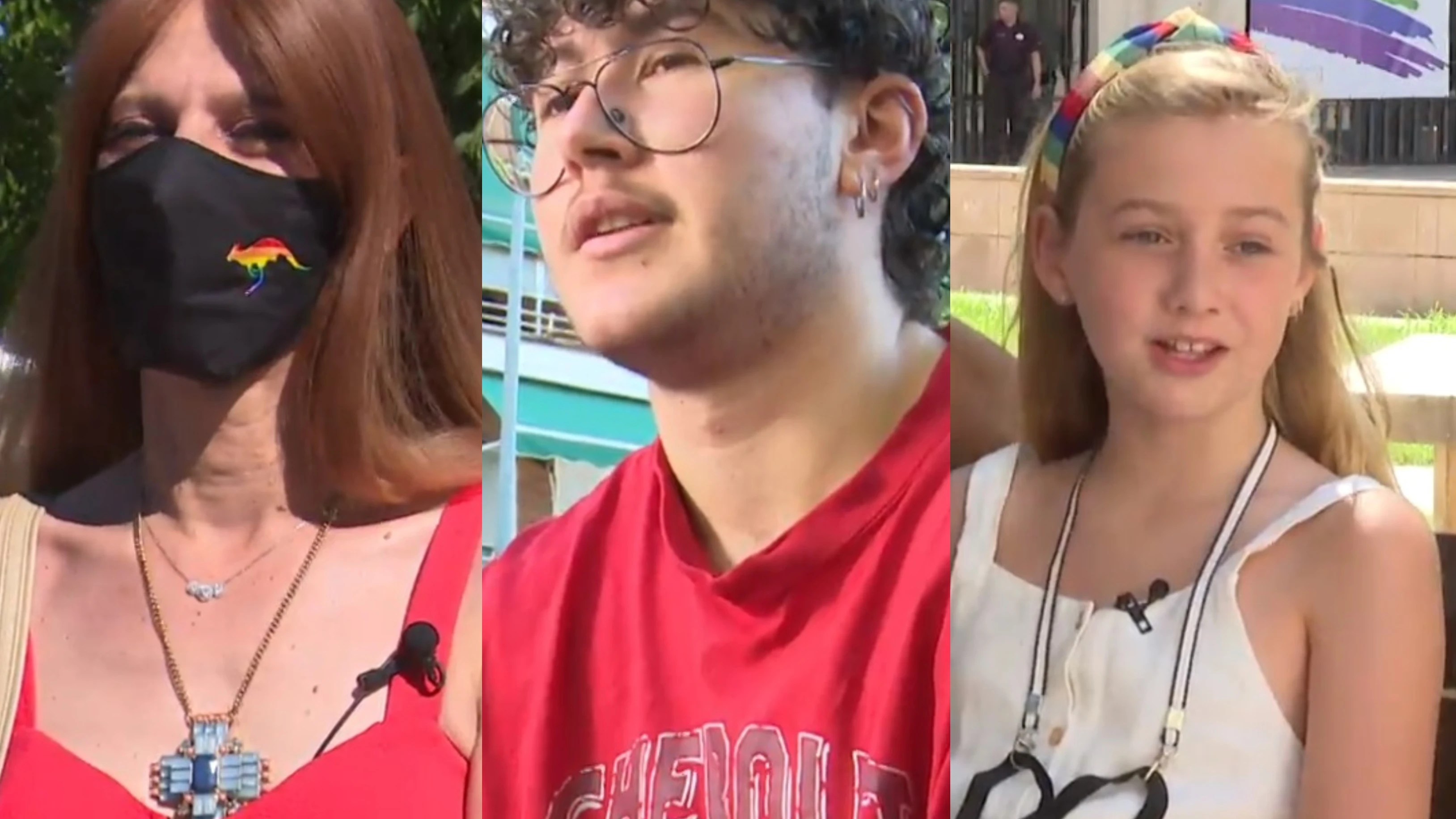 Sara, Lucas y Cloe celebran la nueva ley trans