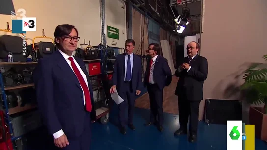 El 'cara a cara' entre Salvador Illa y su imitador en la televisión catalana: "Quería pedirte si me podrías sustituir unos días" El 'cara a cara' entre Salvador Illa y su imitador en la televisión catalana: "Quería pedirte si me podrías sustituir unos días"