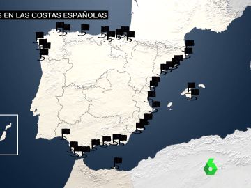 Estas son las 48 zonas costeras que se llevan 'bandera negra' en 2021 por su mala gestión ambiental