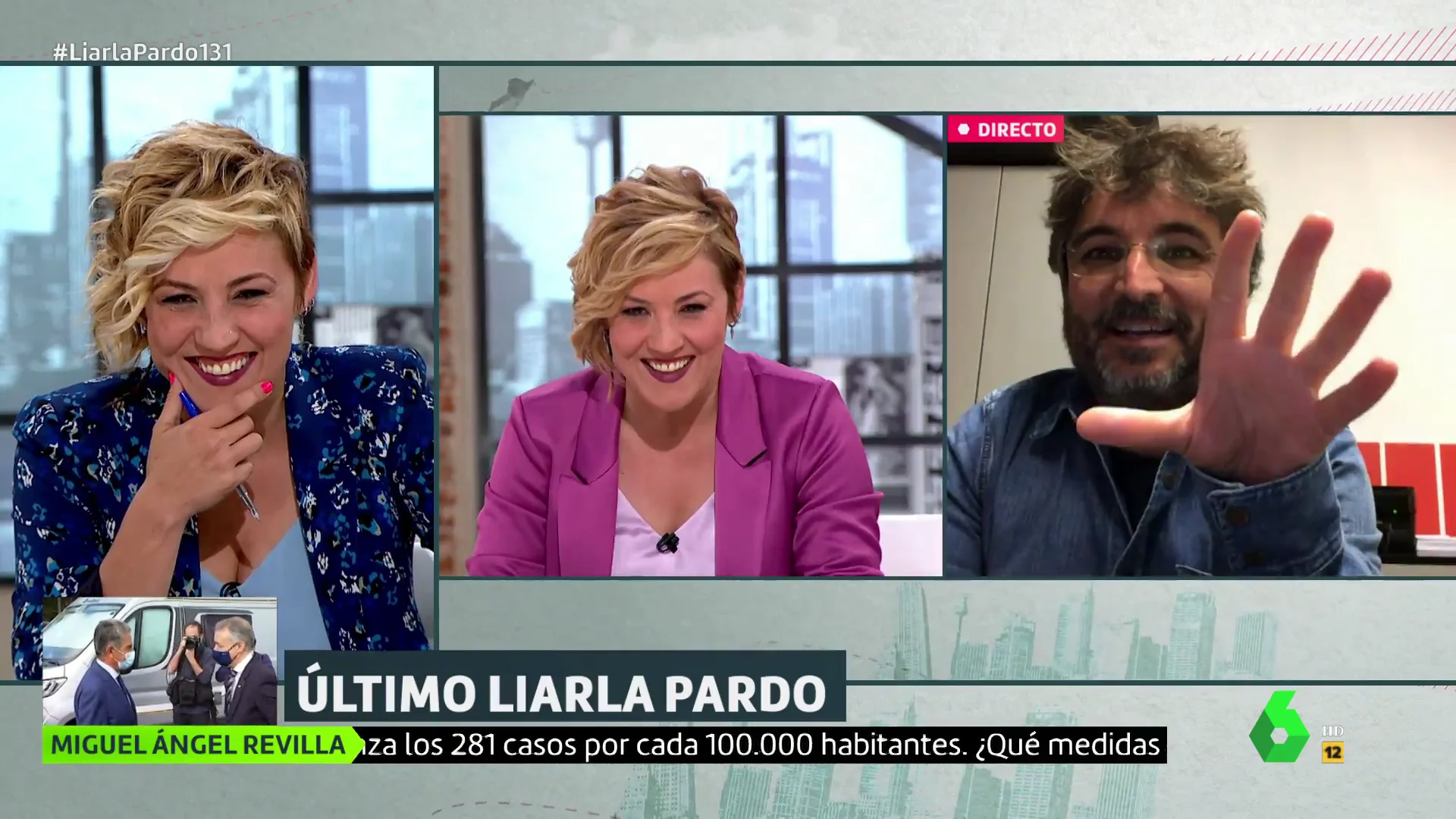 Cristina Pardo y Jordi Évole