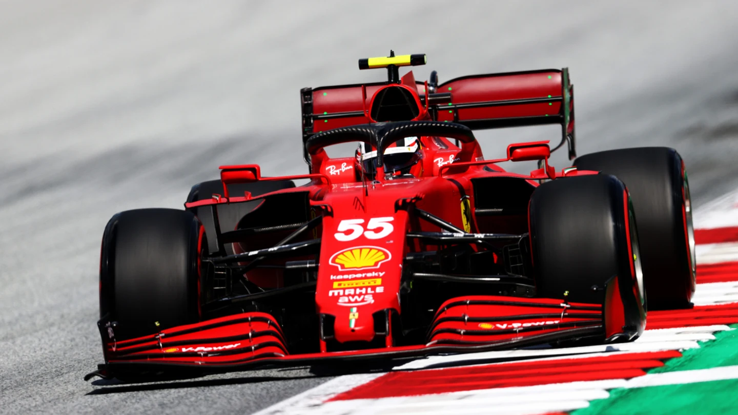 Carlos Sainz, con el Ferrari en Austria Carlos Sainz, con el Ferrari en Austria