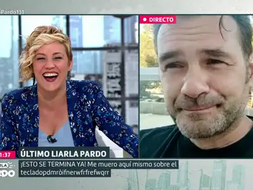 La graciosa confesión de Iñaki López a Cristina Pardo: &quot;Te veo más que a Andrea Ropero&quot;
