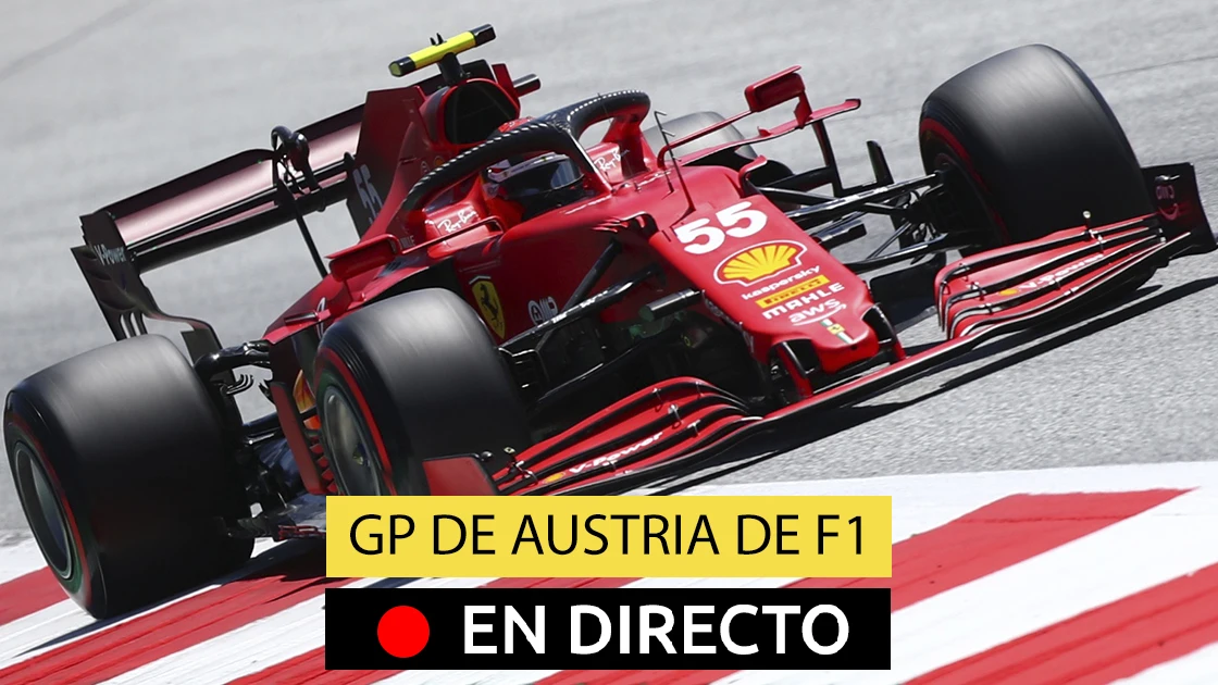 Carlos Sainz, en la clasificación del GP de Austria