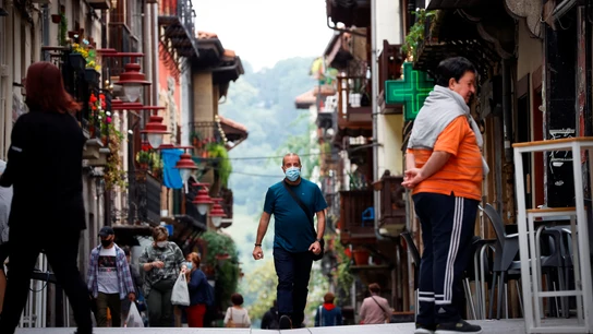 Vista del la calle Nagusia de Hernani Vista del la calle Nagusia de Hernani