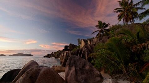 Atardecer en La Digue