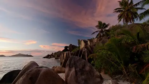 Atardecer en La Digue Atardecer en La Digue