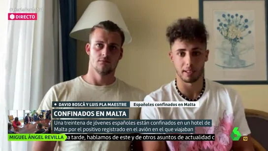 Hablan los españoles recluidos en Malta por un contagio en su vuelo Hablan los españoles recluidos en Malta por un contagio en su vuelo