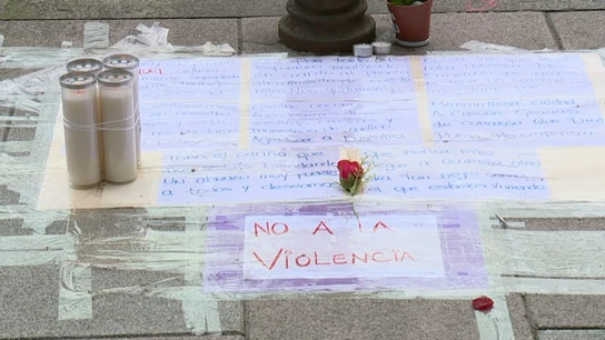 Homenaje en Coruña al joven asesinado en plena calle Homenaje en Coruña al joven asesinado en plena calle