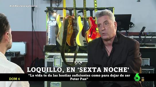 Loquillo: "La vida te da las hostias suficientes como para dejar de ser Peter Pan" Loquillo: "La vida te da las hostias suficientes como para dejar de ser Peter Pan"