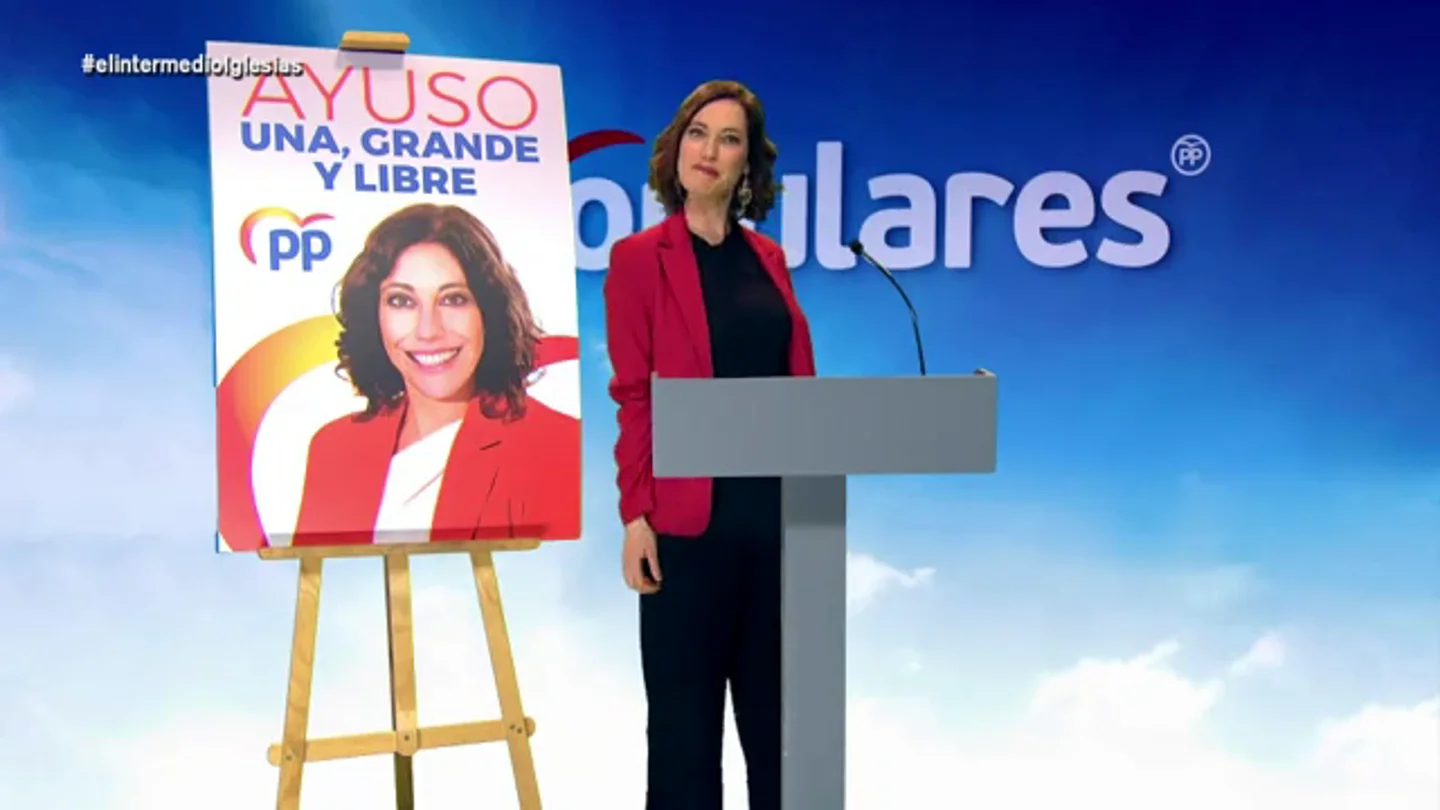 Las mejores imitaciones de Isabel Díaz Ayuso en El Intermedio: "Madrid, pionera en hospitales de COVID" Las mejores imitaciones de Isabel Díaz Ayuso en El Intermedio: "Madrid, pionera en hospitales de COVID"
